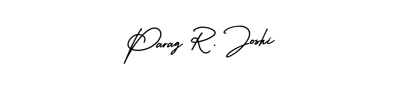 Design your own signature with our free online signature maker. With this signature software, you can create a handwritten (AmerikaSignatureDemo-Regular) signature for name Parag R. Joshi. Parag R. Joshi signature style 3 images and pictures png