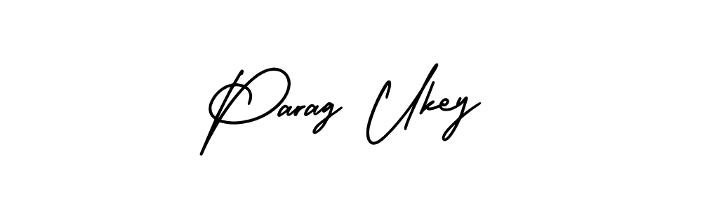 Also You can easily find your signature by using the search form. We will create Parag Ukey name handwritten signature images for you free of cost using AmerikaSignatureDemo-Regular sign style. Parag Ukey signature style 3 images and pictures png