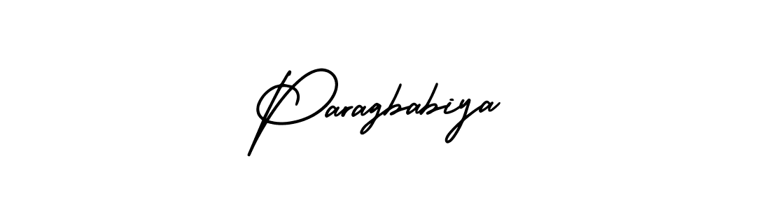 Make a beautiful signature design for name Paragbabiya. With this signature (AmerikaSignatureDemo-Regular) style, you can create a handwritten signature for free. Paragbabiya signature style 3 images and pictures png