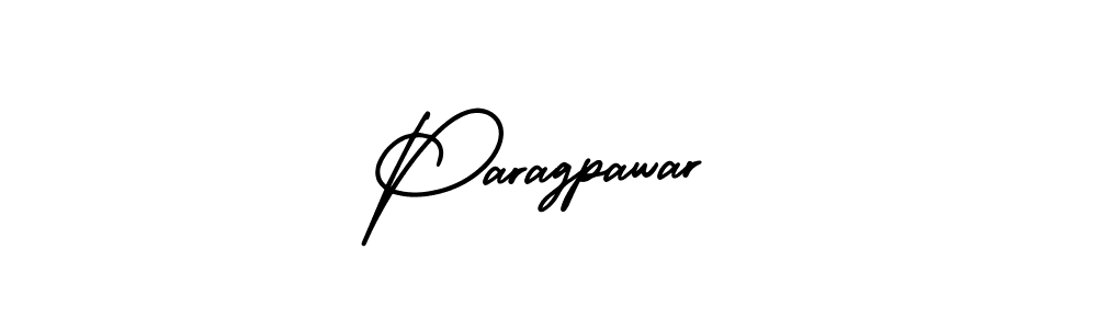 You should practise on your own different ways (AmerikaSignatureDemo-Regular) to write your name (Paragpawar) in signature. don't let someone else do it for you. Paragpawar signature style 3 images and pictures png