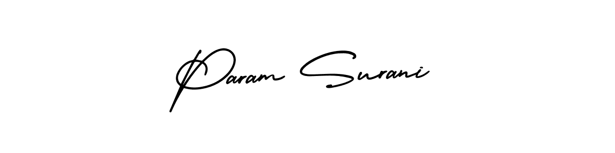 AmerikaSignatureDemo-Regular is a professional signature style that is perfect for those who want to add a touch of class to their signature. It is also a great choice for those who want to make their signature more unique. Get Param Surani name to fancy signature for free. Param Surani signature style 3 images and pictures png