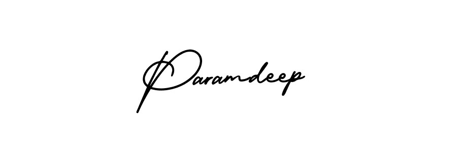 The best way (AmerikaSignatureDemo-Regular) to make a short signature is to pick only two or three words in your name. The name Paramdeep include a total of six letters. For converting this name. Paramdeep signature style 3 images and pictures png