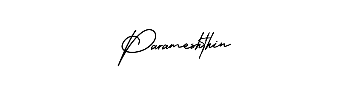 How to make Parameshthin name signature. Use AmerikaSignatureDemo-Regular style for creating short signs online. This is the latest handwritten sign. Parameshthin signature style 3 images and pictures png