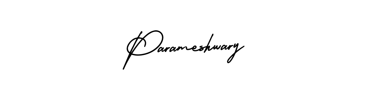Use a signature maker to create a handwritten signature online. With this signature software, you can design (AmerikaSignatureDemo-Regular) your own signature for name Parameshwary. Parameshwary signature style 3 images and pictures png