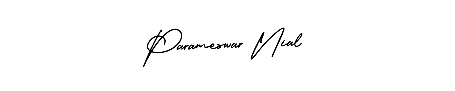 Also we have Parameswar Nial name is the best signature style. Create professional handwritten signature collection using AmerikaSignatureDemo-Regular autograph style. Parameswar Nial signature style 3 images and pictures png