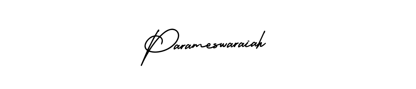 How to Draw Parameswaraiah signature style? AmerikaSignatureDemo-Regular is a latest design signature styles for name Parameswaraiah. Parameswaraiah signature style 3 images and pictures png