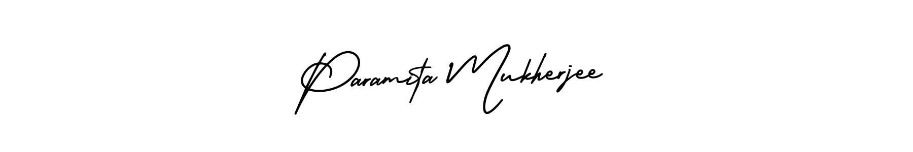 See photos of Paramita Mukherjee official signature by Spectra . Check more albums & portfolios. Read reviews & check more about AmerikaSignatureDemo-Regular font. Paramita Mukherjee signature style 3 images and pictures png