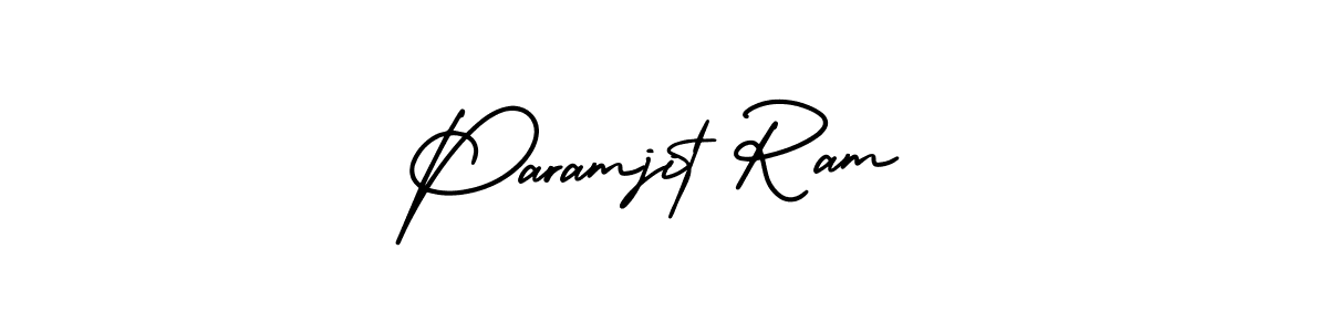 It looks lik you need a new signature style for name Paramjit Ram. Design unique handwritten (AmerikaSignatureDemo-Regular) signature with our free signature maker in just a few clicks. Paramjit Ram signature style 3 images and pictures png
