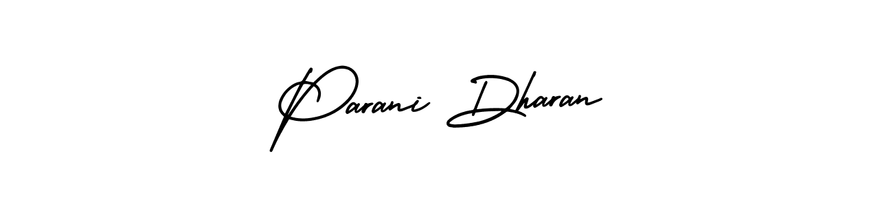 Parani Dharan stylish signature style. Best Handwritten Sign (AmerikaSignatureDemo-Regular) for my name. Handwritten Signature Collection Ideas for my name Parani Dharan. Parani Dharan signature style 3 images and pictures png
