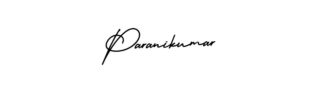 Create a beautiful signature design for name Paranikumar. With this signature (AmerikaSignatureDemo-Regular) fonts, you can make a handwritten signature for free. Paranikumar signature style 3 images and pictures png