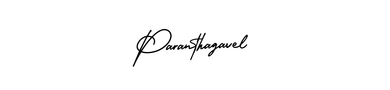 Paranthagavel stylish signature style. Best Handwritten Sign (AmerikaSignatureDemo-Regular) for my name. Handwritten Signature Collection Ideas for my name Paranthagavel. Paranthagavel signature style 3 images and pictures png