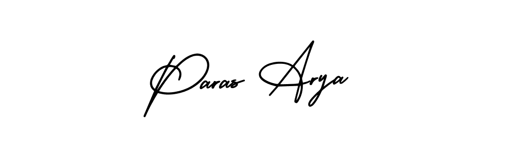 Check out images of Autograph of Paras Arya name. Actor Paras Arya Signature Style. AmerikaSignatureDemo-Regular is a professional sign style online. Paras Arya signature style 3 images and pictures png