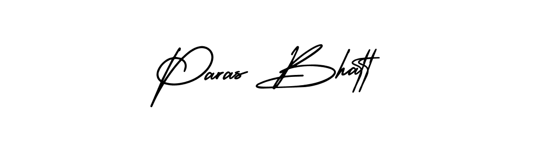 Make a beautiful signature design for name Paras Bhatt. Use this online signature maker to create a handwritten signature for free. Paras Bhatt signature style 3 images and pictures png