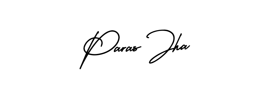 if you are searching for the best signature style for your name Paras Jha. so please give up your signature search. here we have designed multiple signature styles  using AmerikaSignatureDemo-Regular. Paras Jha signature style 3 images and pictures png