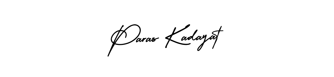 It looks lik you need a new signature style for name Paras Kadayat. Design unique handwritten (AmerikaSignatureDemo-Regular) signature with our free signature maker in just a few clicks. Paras Kadayat signature style 3 images and pictures png