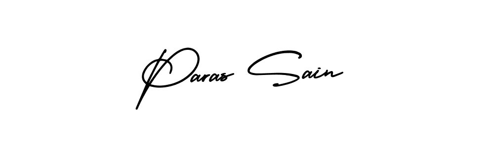 if you are searching for the best signature style for your name Paras Sain. so please give up your signature search. here we have designed multiple signature styles  using AmerikaSignatureDemo-Regular. Paras Sain signature style 3 images and pictures png