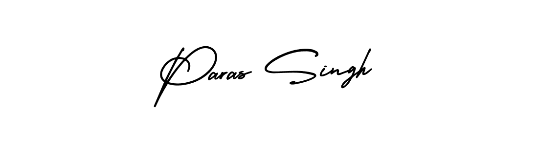 Make a beautiful signature design for name Paras Singh. With this signature (AmerikaSignatureDemo-Regular) style, you can create a handwritten signature for free. Paras Singh signature style 3 images and pictures png