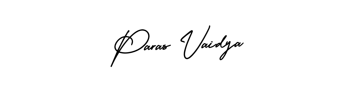 Similarly AmerikaSignatureDemo-Regular is the best handwritten signature design. Signature creator online .You can use it as an online autograph creator for name Paras Vaidya. Paras Vaidya signature style 3 images and pictures png