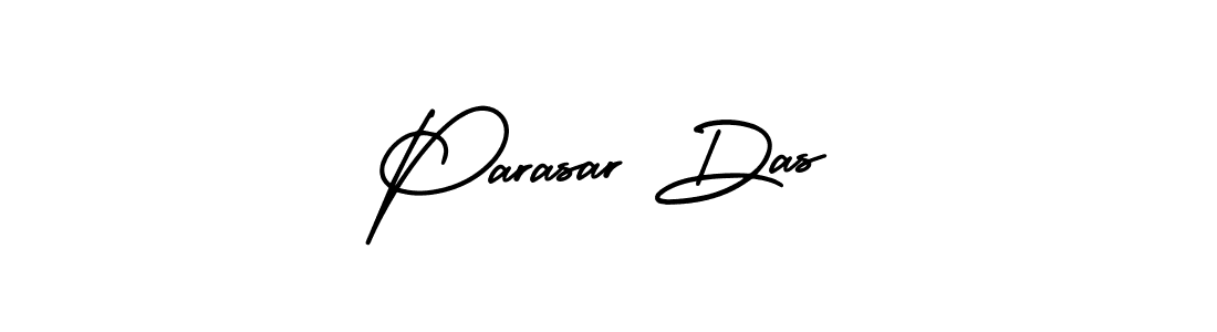 How to make Parasar Das name signature. Use AmerikaSignatureDemo-Regular style for creating short signs online. This is the latest handwritten sign. Parasar Das signature style 3 images and pictures png