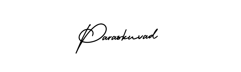 You should practise on your own different ways (AmerikaSignatureDemo-Regular) to write your name (Paraskuvad) in signature. don't let someone else do it for you. Paraskuvad signature style 3 images and pictures png