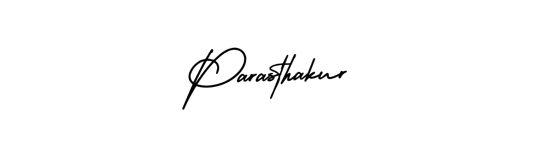 Also You can easily find your signature by using the search form. We will create Parasthakur name handwritten signature images for you free of cost using AmerikaSignatureDemo-Regular sign style. Parasthakur signature style 3 images and pictures png