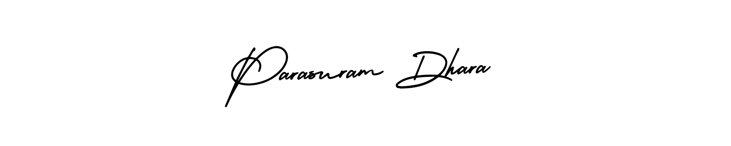 Make a beautiful signature design for name Parasuram Dhara. With this signature (AmerikaSignatureDemo-Regular) style, you can create a handwritten signature for free. Parasuram Dhara signature style 3 images and pictures png