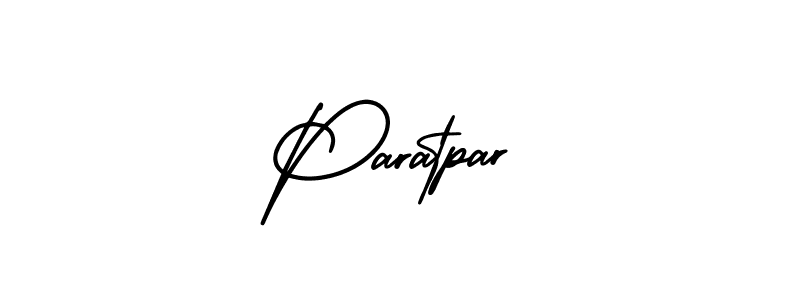if you are searching for the best signature style for your name Paratpar. so please give up your signature search. here we have designed multiple signature styles  using AmerikaSignatureDemo-Regular. Paratpar signature style 3 images and pictures png