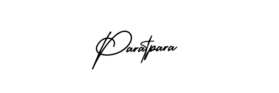 The best way (AmerikaSignatureDemo-Regular) to make a short signature is to pick only two or three words in your name. The name Paratpara include a total of six letters. For converting this name. Paratpara signature style 3 images and pictures png