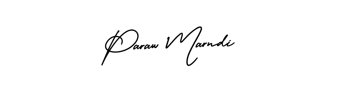 AmerikaSignatureDemo-Regular is a professional signature style that is perfect for those who want to add a touch of class to their signature. It is also a great choice for those who want to make their signature more unique. Get Paraw Marndi name to fancy signature for free. Paraw Marndi signature style 3 images and pictures png