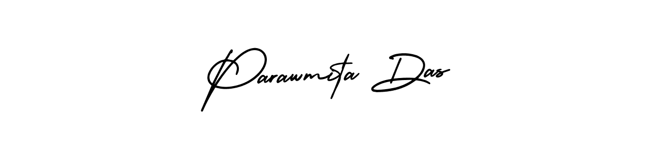 Parawmita Das stylish signature style. Best Handwritten Sign (AmerikaSignatureDemo-Regular) for my name. Handwritten Signature Collection Ideas for my name Parawmita Das. Parawmita Das signature style 3 images and pictures png