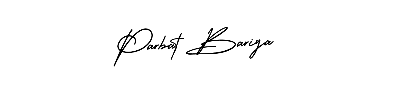 Also we have Parbat Bariya name is the best signature style. Create professional handwritten signature collection using AmerikaSignatureDemo-Regular autograph style. Parbat Bariya signature style 3 images and pictures png