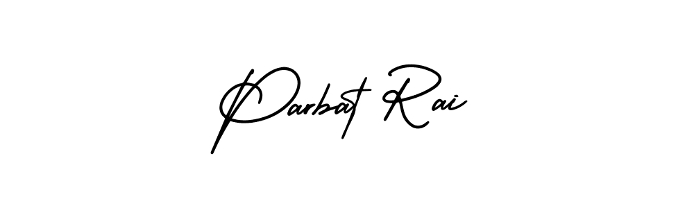 Make a beautiful signature design for name Parbat Rai. Use this online signature maker to create a handwritten signature for free. Parbat Rai signature style 3 images and pictures png