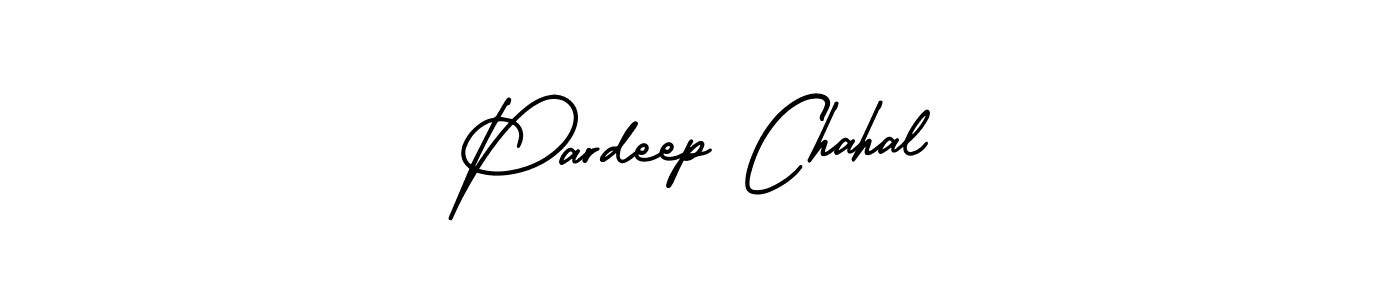 Create a beautiful signature design for name Pardeep Chahal. With this signature (AmerikaSignatureDemo-Regular) fonts, you can make a handwritten signature for free. Pardeep Chahal signature style 3 images and pictures png