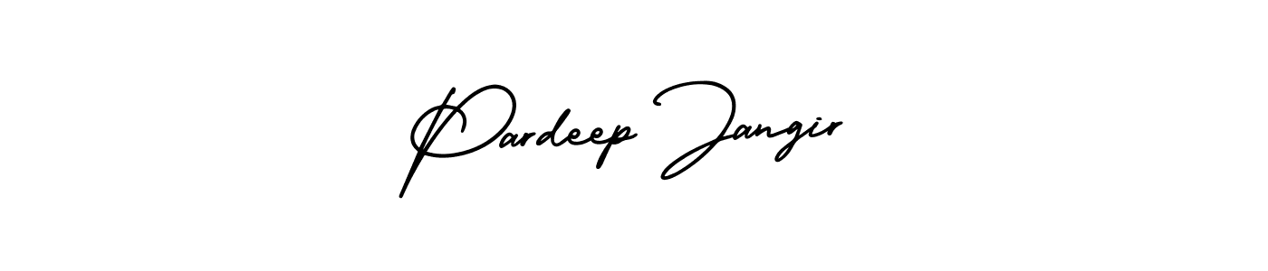 Make a beautiful signature design for name Pardeep Jangir. With this signature (AmerikaSignatureDemo-Regular) style, you can create a handwritten signature for free. Pardeep Jangir signature style 3 images and pictures png