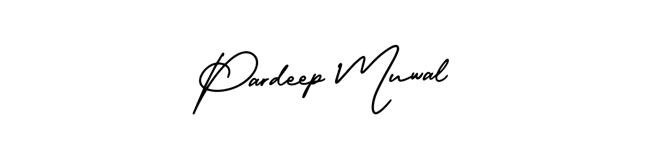 Best and Professional Signature Style for Pardeep Muwal. AmerikaSignatureDemo-Regular Best Signature Style Collection. Pardeep Muwal signature style 3 images and pictures png