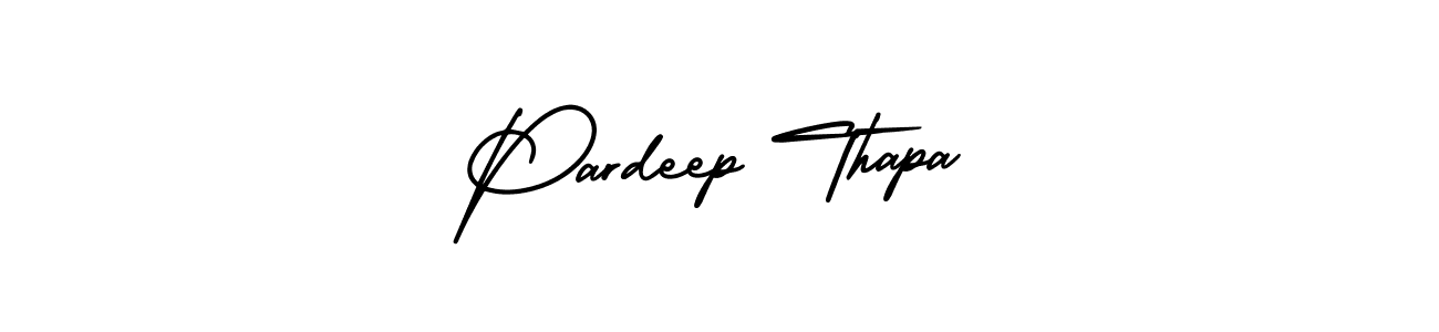 Make a short Pardeep Thapa signature style. Manage your documents anywhere anytime using AmerikaSignatureDemo-Regular. Create and add eSignatures, submit forms, share and send files easily. Pardeep Thapa signature style 3 images and pictures png
