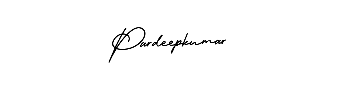 Create a beautiful signature design for name Pardeepkumar. With this signature (AmerikaSignatureDemo-Regular) fonts, you can make a handwritten signature for free. Pardeepkumar signature style 3 images and pictures png