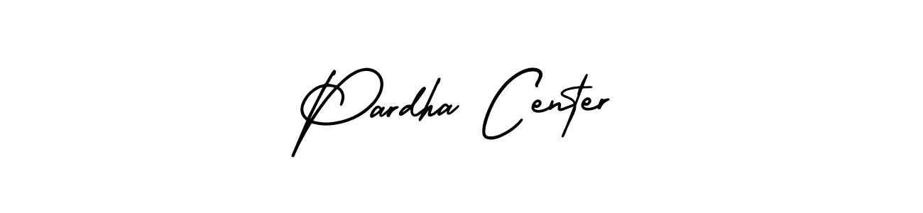 How to make Pardha Center name signature. Use AmerikaSignatureDemo-Regular style for creating short signs online. This is the latest handwritten sign. Pardha Center signature style 3 images and pictures png