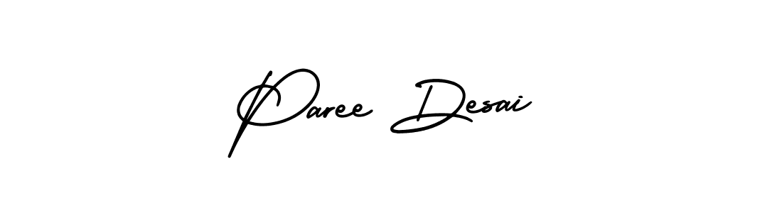 You can use this online signature creator to create a handwritten signature for the name Paree Desai. This is the best online autograph maker. Paree Desai signature style 3 images and pictures png