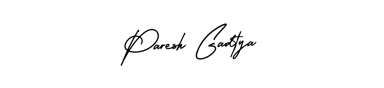 Make a short Paresh Gadtya signature style. Manage your documents anywhere anytime using AmerikaSignatureDemo-Regular. Create and add eSignatures, submit forms, share and send files easily. Paresh Gadtya signature style 3 images and pictures png