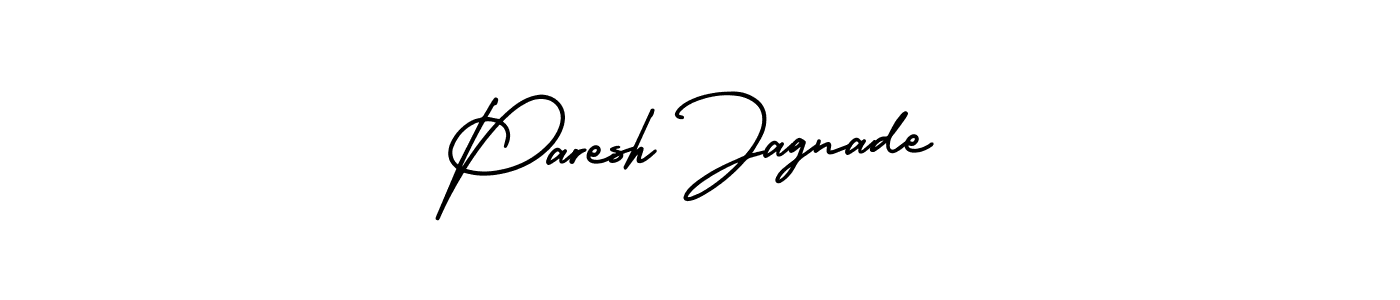 It looks lik you need a new signature style for name Paresh Jagnade. Design unique handwritten (AmerikaSignatureDemo-Regular) signature with our free signature maker in just a few clicks. Paresh Jagnade signature style 3 images and pictures png