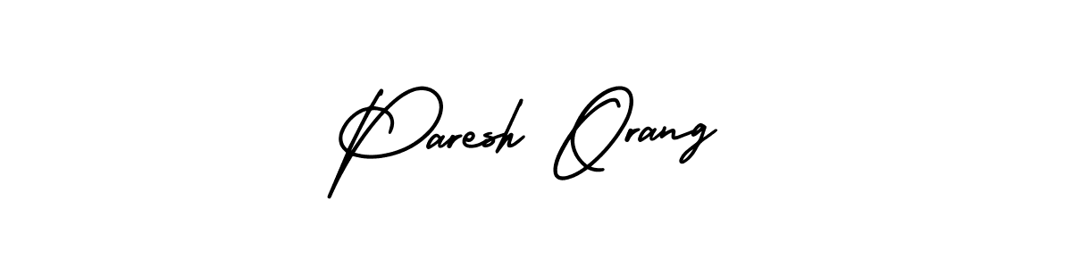 Make a beautiful signature design for name Paresh Orang. Use this online signature maker to create a handwritten signature for free. Paresh Orang signature style 3 images and pictures png
