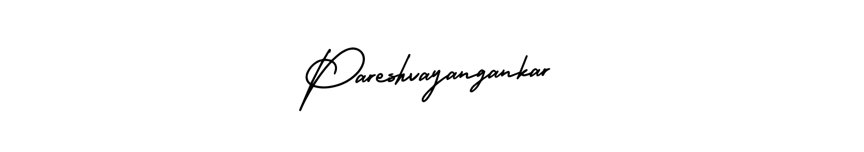 Create a beautiful signature design for name Pareshvayangankar. With this signature (AmerikaSignatureDemo-Regular) fonts, you can make a handwritten signature for free. Pareshvayangankar signature style 3 images and pictures png