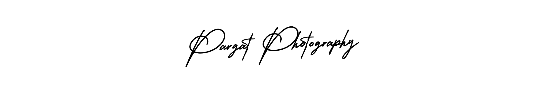 Pargat Photography stylish signature style. Best Handwritten Sign (AmerikaSignatureDemo-Regular) for my name. Handwritten Signature Collection Ideas for my name Pargat Photography. Pargat Photography signature style 3 images and pictures png