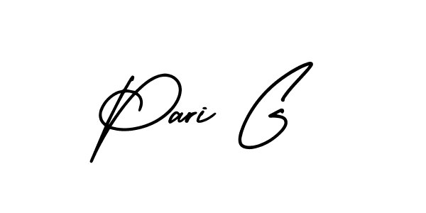 Also we have Pari G name is the best signature style. Create professional handwritten signature collection using AmerikaSignatureDemo-Regular autograph style. Pari G signature style 3 images and pictures png