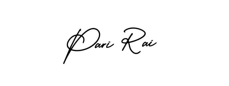 How to make Pari Rai signature? AmerikaSignatureDemo-Regular is a professional autograph style. Create handwritten signature for Pari Rai name. Pari Rai signature style 3 images and pictures png