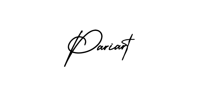 How to Draw Pariart signature style? AmerikaSignatureDemo-Regular is a latest design signature styles for name Pariart. Pariart signature style 3 images and pictures png