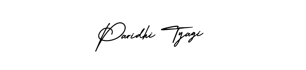 Paridhi Tyagi stylish signature style. Best Handwritten Sign (AmerikaSignatureDemo-Regular) for my name. Handwritten Signature Collection Ideas for my name Paridhi Tyagi. Paridhi Tyagi signature style 3 images and pictures png