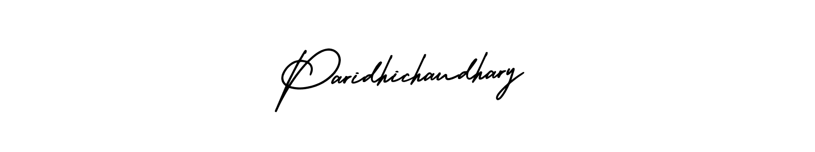 Create a beautiful signature design for name Paridhichaudhary. With this signature (AmerikaSignatureDemo-Regular) fonts, you can make a handwritten signature for free. Paridhichaudhary signature style 3 images and pictures png