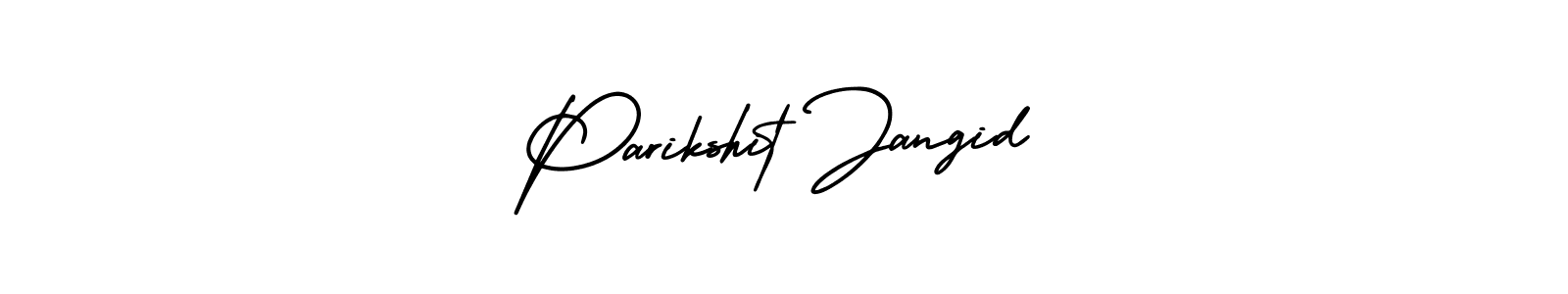 It looks lik you need a new signature style for name Parikshit Jangid. Design unique handwritten (AmerikaSignatureDemo-Regular) signature with our free signature maker in just a few clicks. Parikshit Jangid signature style 3 images and pictures png
